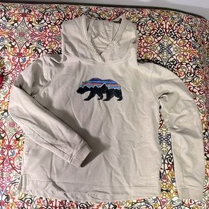 Patagonia Fitz Roy Bear Uprisal Hoodie - Women's Size L.  Khaki